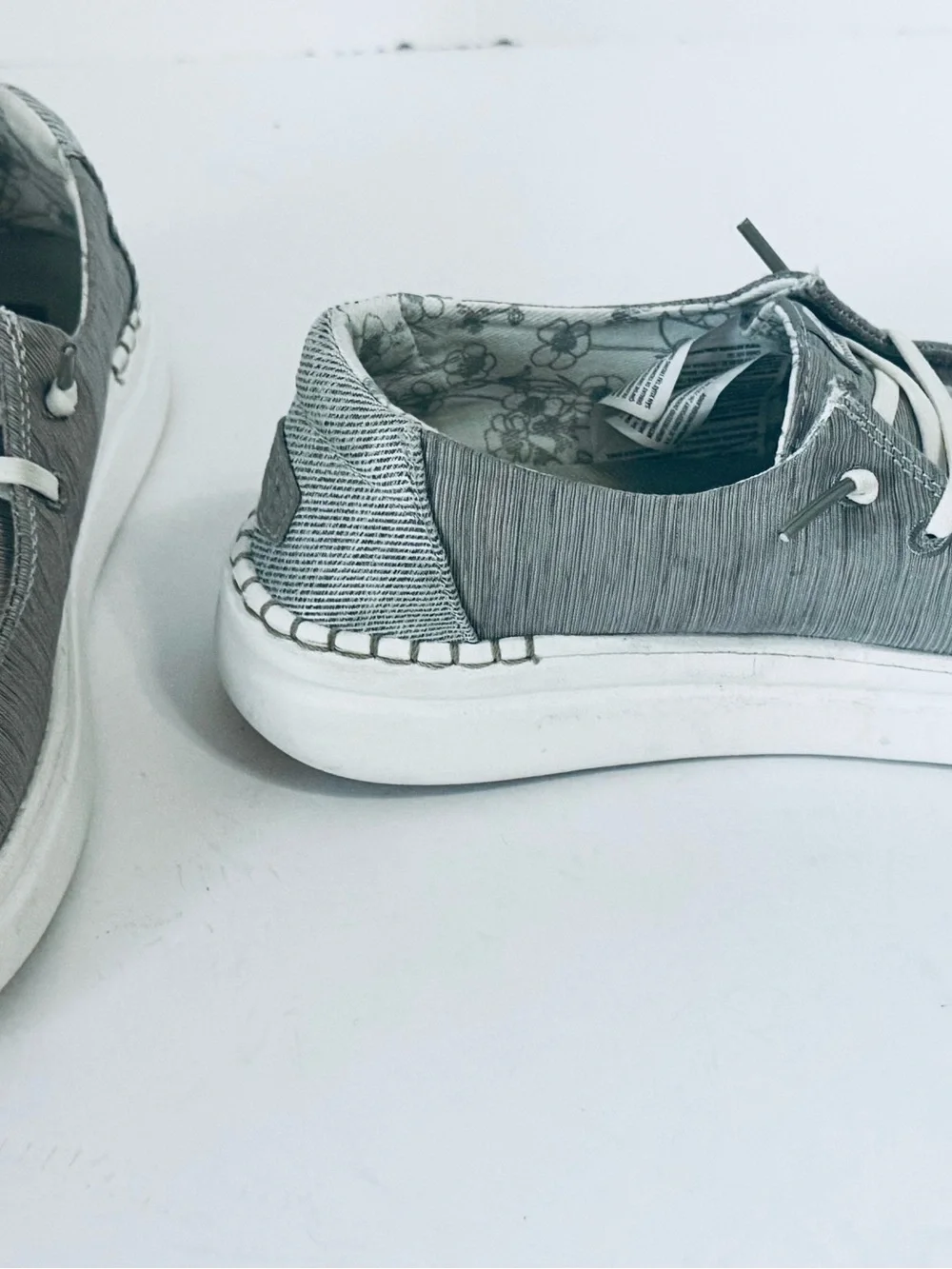 Women’s Silver Gray Wendy Hey Dude Shoes